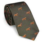 Laksen Dog Mens Tie - Loden - William Powell
