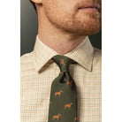 Laksen Dog Mens Tie - Loden - William Powell