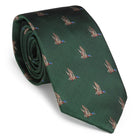 Laksen Duck in Flight Mens Tie - British Racing Green - William Powell