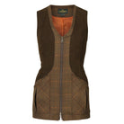 Laksen Fitted Zip Ladies Shooting Vest - Cara Tweed - William Powell