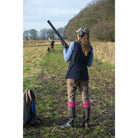 Laksen Lady Broadland Moleskin Shooting Vest - Navy - William Powell