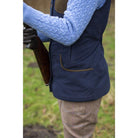 Laksen Lady Broadland Moleskin Shooting Vest - Navy - William Powell