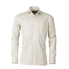 Laksen Robbie Two Ply Cotton Twill Mens Sporting Shirt - Purple Green Navy - William Powell