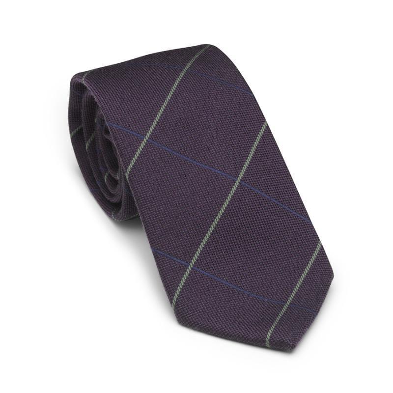 Laksen Tweedy Mens Tie - Heather - William Powell