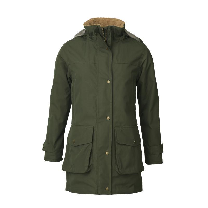 Laksen Warwick CTX Waterproof Ladies Shooting Coat - Olive - William Powell
