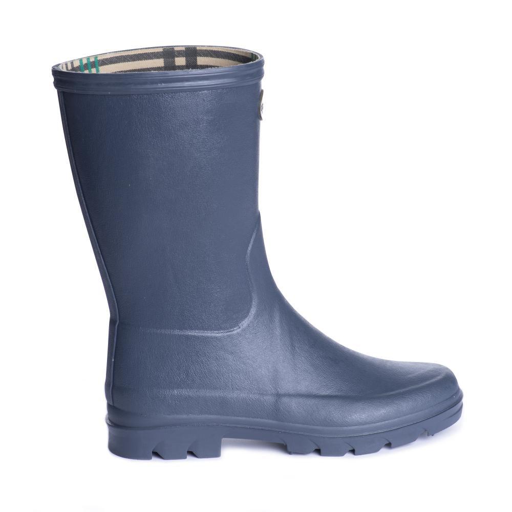 Le Chameau Iris Bottillon Jersey Lined Ladies Wellington Boot - Bleu Foncé - William Powell