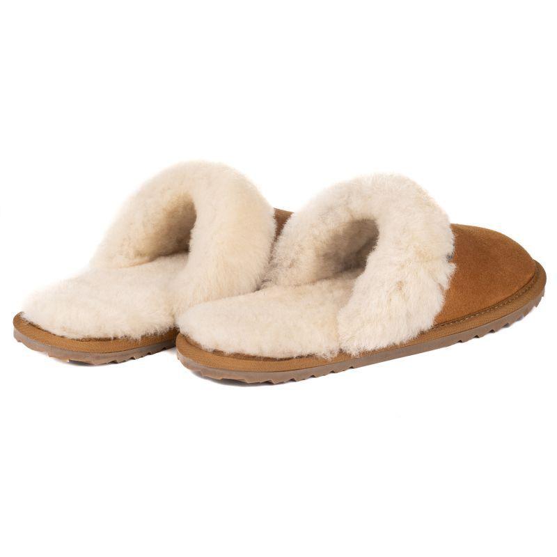 Le Chameau Maison Ladies Mule Shoe - Tan - William Powell