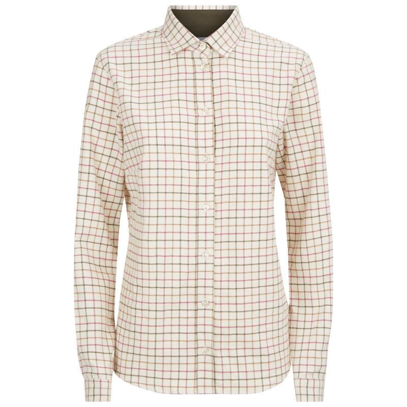 Le Chameau Stanway Ladies Shirt - Cream Check - William Powell