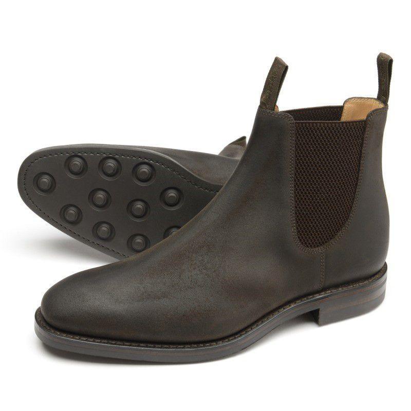 Loake Chatsworth Leather Chelsea Boot - Rust Brown Wax - William Powell