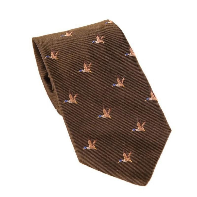 Luxury Woven Silk Duck Tie - William Powell