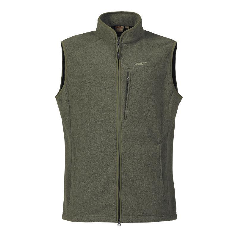 Musto Fenland Polartec Mens Fleece Gilet - Deep Green - William Powell