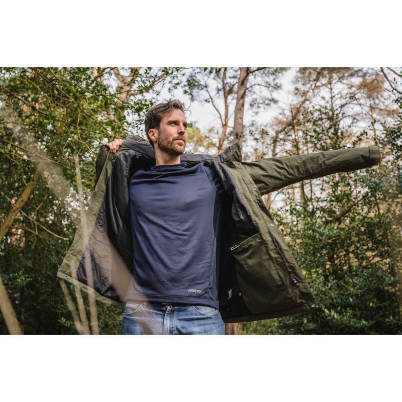 Musto Fenland Primaloft BR2 Waterproof Mens Jacket - Deep Green - William Powell