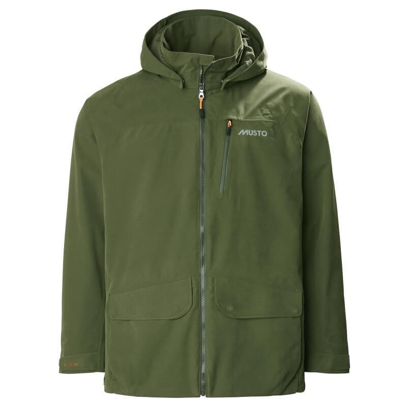 Musto HTX Keepers Mens Waterproof Jacket - Dark Moss - William Powell