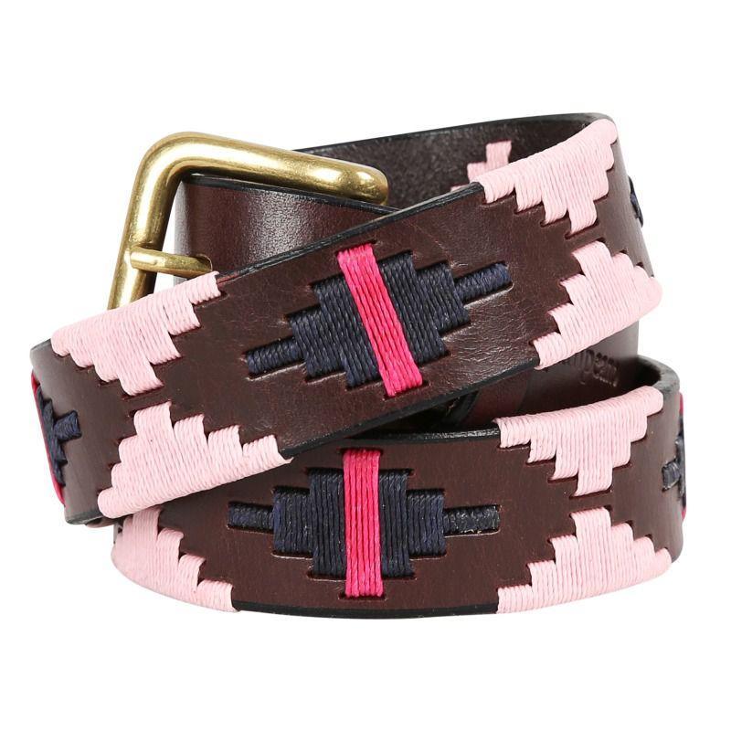 Pampeano Leather Polo Belt - Rosa - William Powell