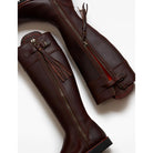 Penelope Chilvers Long Tassel Ladies Leather Boot - Conker - William Powell