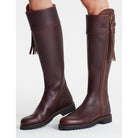 Penelope Chilvers Long Tassel Ladies Leather Boot - Conker - William Powell