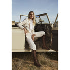 Penelope Chilvers Long Tassel Ladies Leather Boot - Conker - William Powell