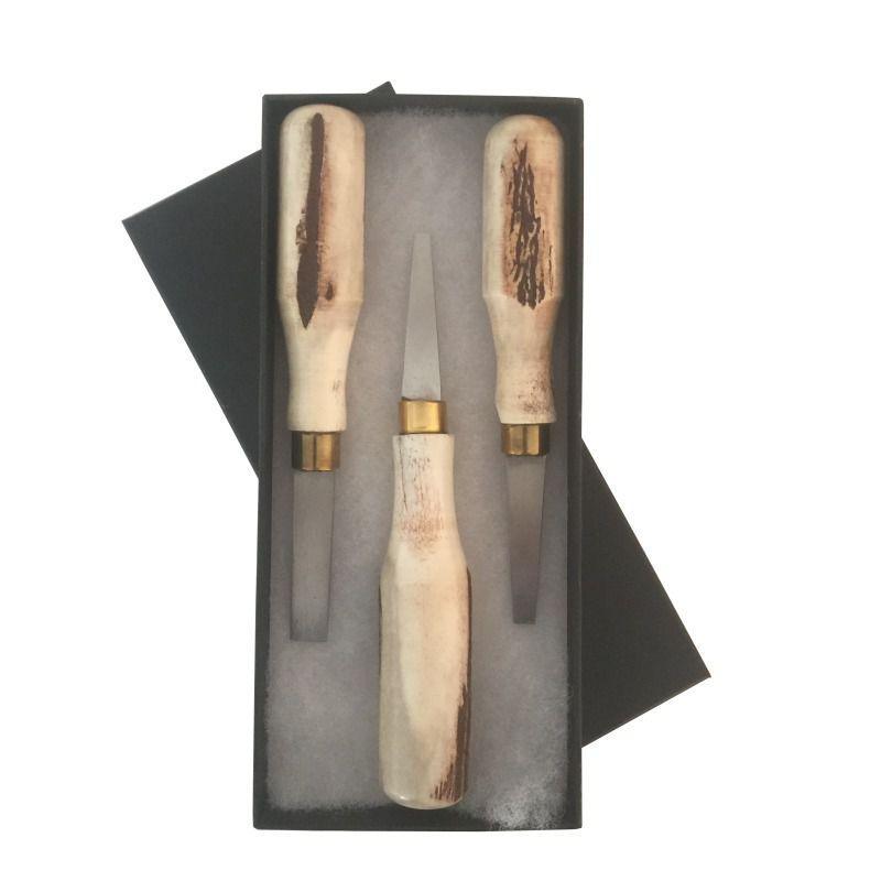 Red Stag Antler Turnscrews - Set Of 3 - William Powell