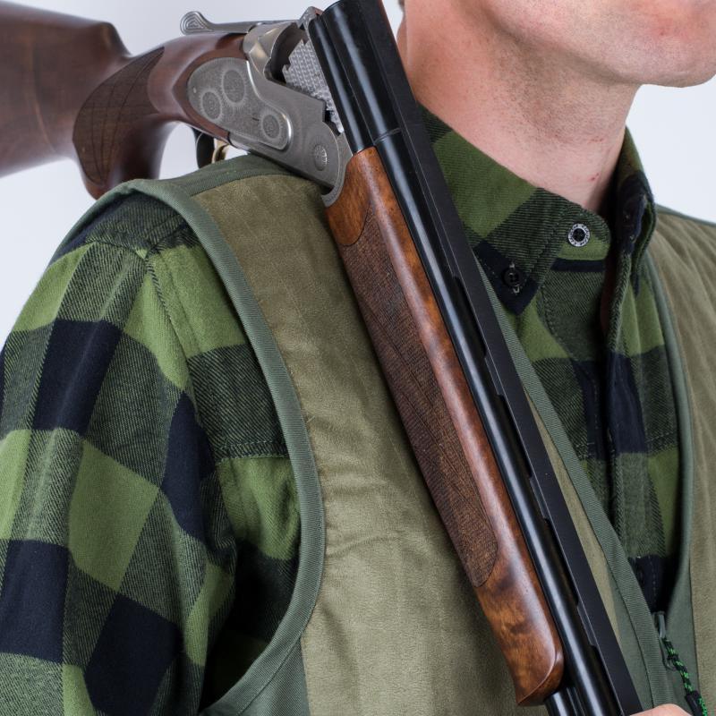 Ridgeline Report Mens Shooting Vest - Olive - William Powell
