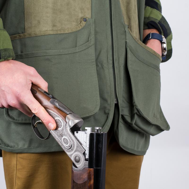Ridgeline Report Mens Shooting Vest - Olive - William Powell