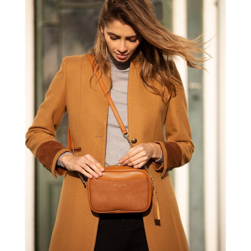 Salthouse England Adira Ladies Cross-Body Bag - Toffee - William Powell
