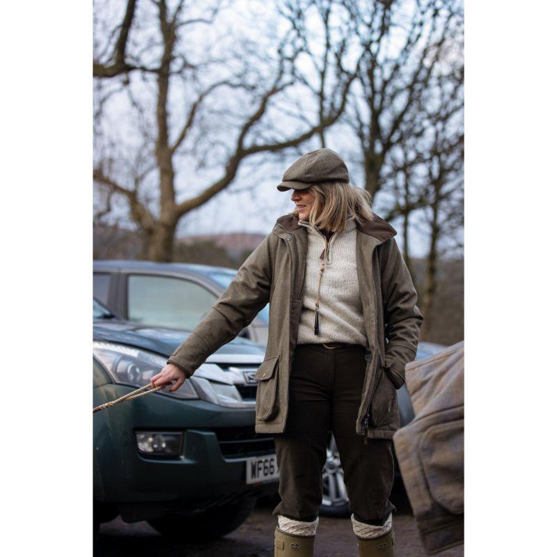 Schoffel Aviemore Alpaca Mix 1/4 Zip Ladies Jumper - Ivory - William Powell