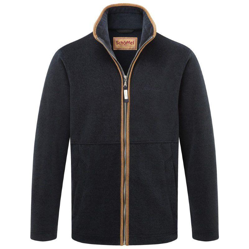 Schoffel Cottesmore Fleece Jacket - Navy - William Powell