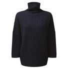 Schoffel Ladies Merino Loose Fit Jumper - Navy - William Powell