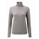 Schoffel Ladies Merino Roll Neck Jumper - Silver Grey - William Powell
