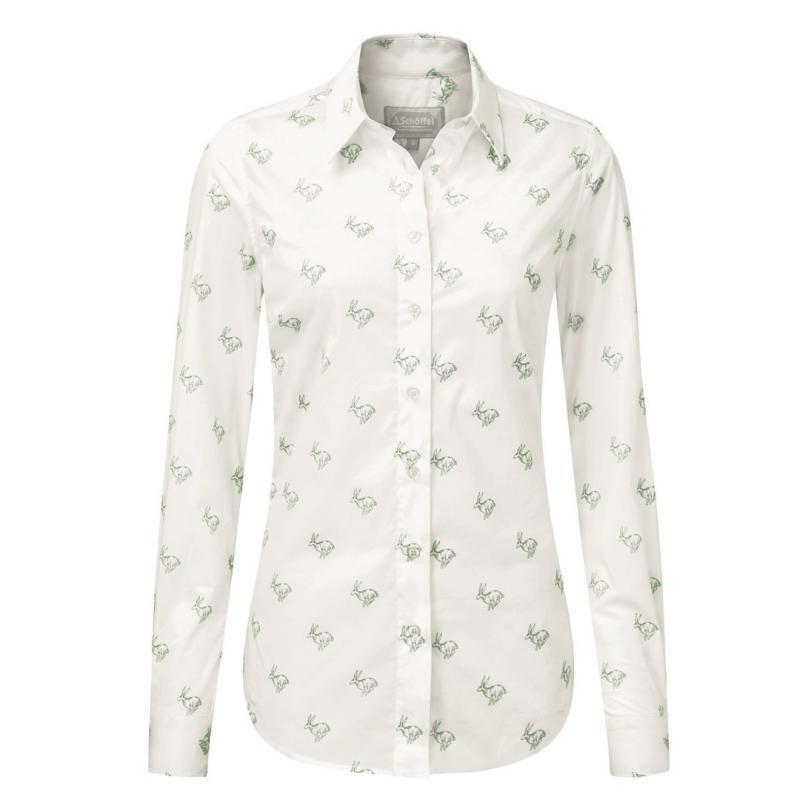 Schoffel Ladies Norfolk Shirt - Cedar Hare - William Powell