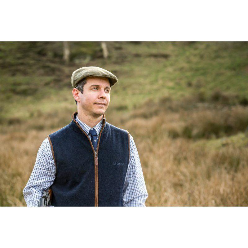 Schoffel Lambswool Aerobloc Gilet - Navy - William Powell