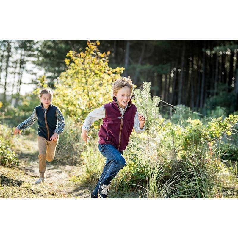Schoffel Little Oakham Boys Fleece Gilet - Fig - William Powell