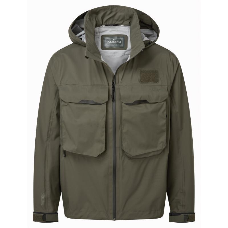Schoffel Mayfly Fly Fishing Mens Jacket - River Green - William Powell