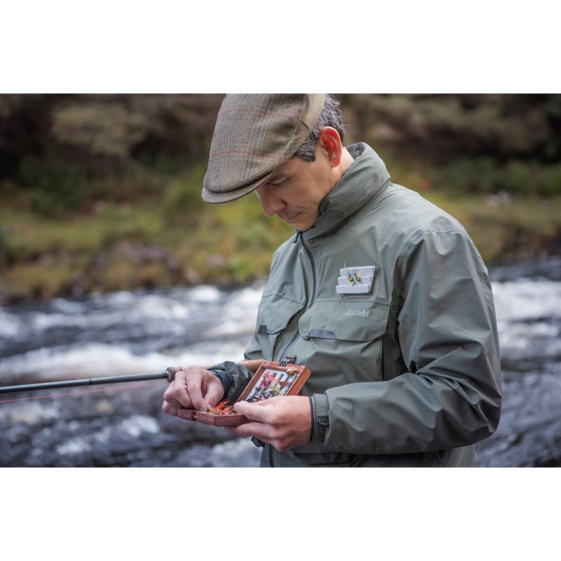 Schoffel Mayfly Fly Fishing Mens Jacket - River Green - William Powell