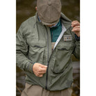 Schoffel Mayfly Fly Fishing Mens Jacket - River Green - William Powell