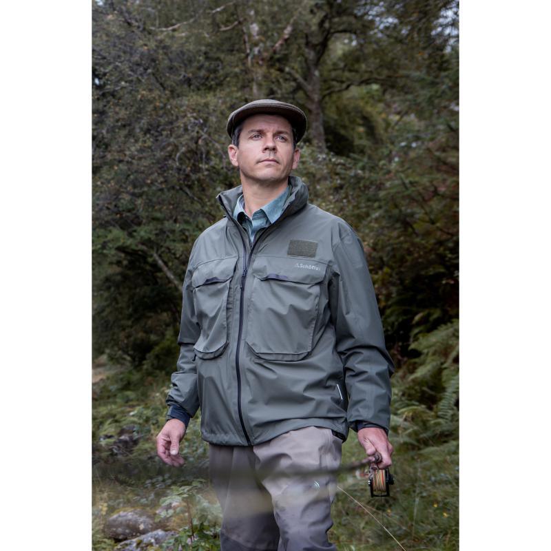 Schoffel Mayfly Fly Fishing Mens Jacket - River Green - William Powell