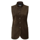 Schoffel Nehru Ladies Waistcoat - Espresso - William Powell