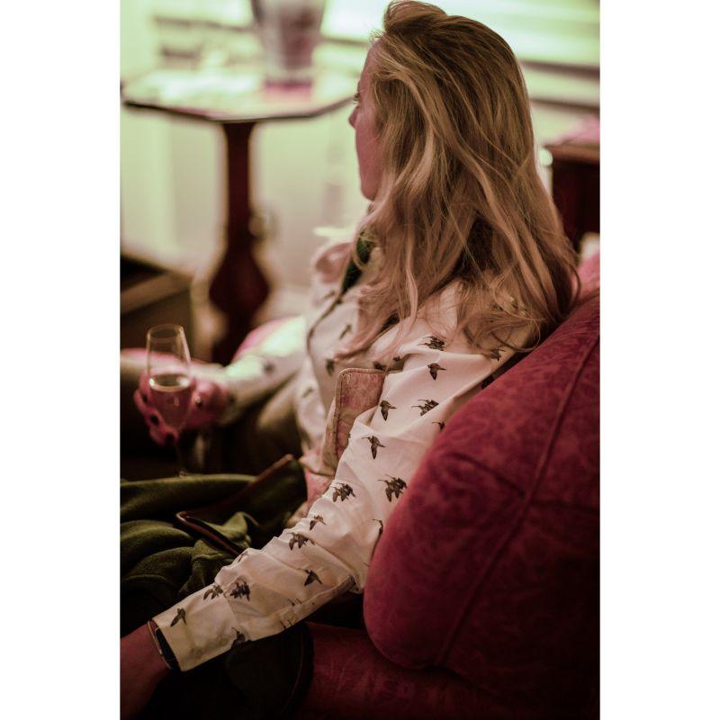 Schoffel Owen Williams Ladies Shirt - Curlew Print - William Powell