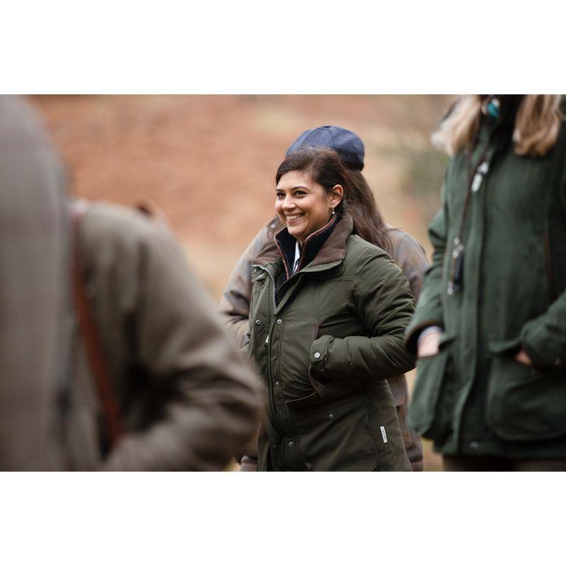 Schoffel Teal Ultralight Ladies Waterproof Shooting Coat - Forest - William Powell