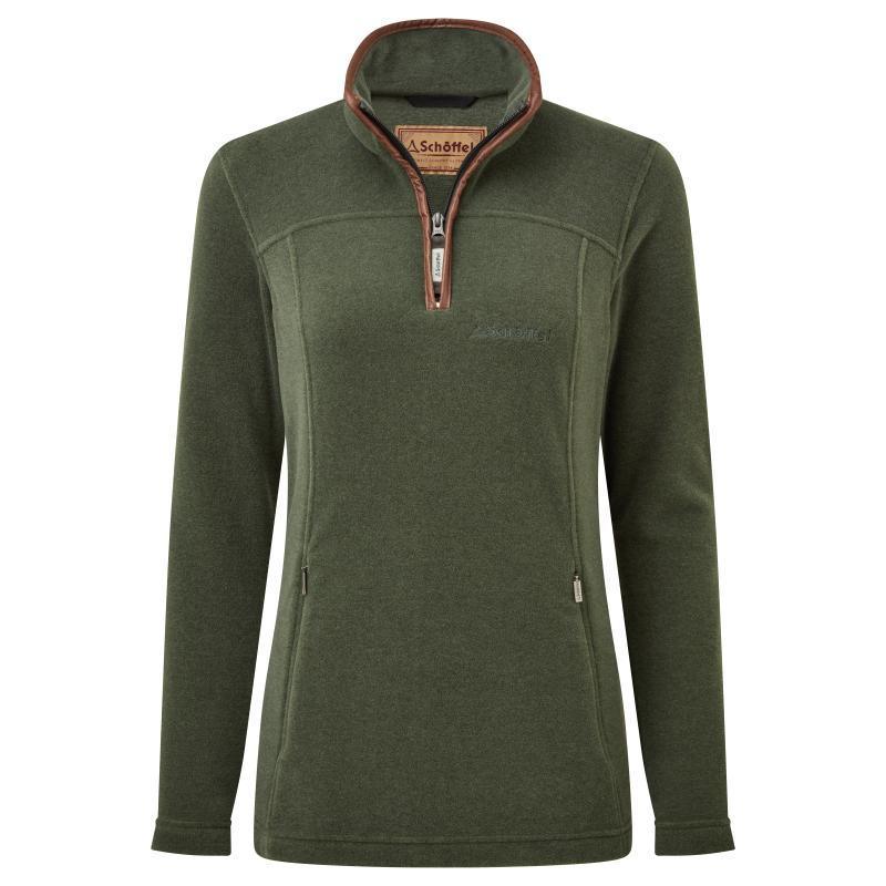 Schoffel Tilton 1/4 Zip Fleece - Cedar Green - William Powell