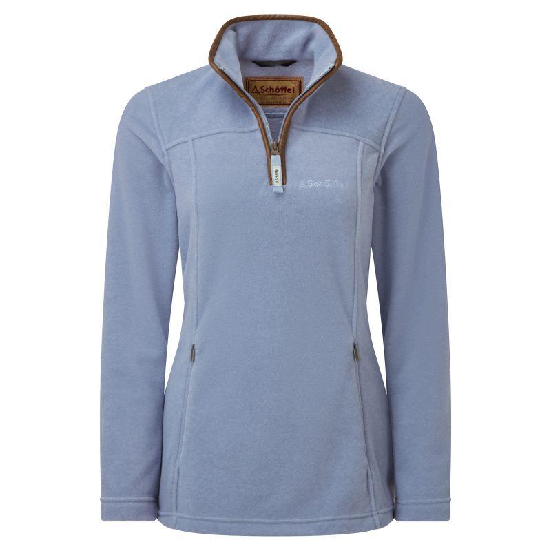 Schoffel Tilton 1/4 Zip Fleece - Powder Blue - William Powell