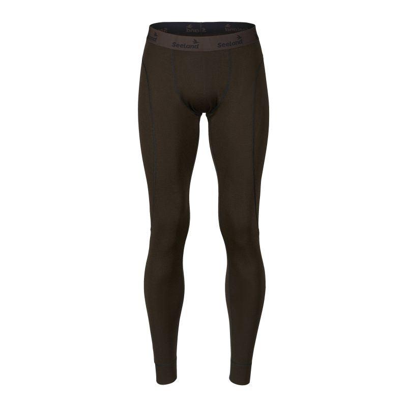Seeland Climate Mens Merino Wool Base Layer Set - Clay Brown - William Powell