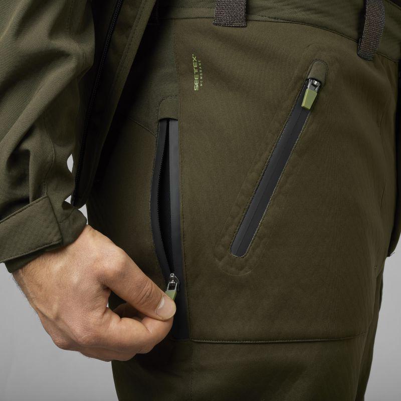 Seeland Hawker Shell II SEETEX Mens Waterproof Trousers - Pine Green - William Powell