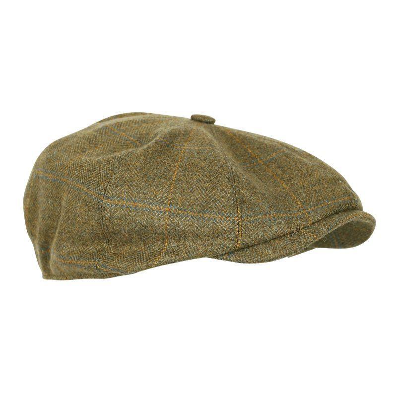 William Powell Bakerboy Tweed Cap - Glenesk - William Powell