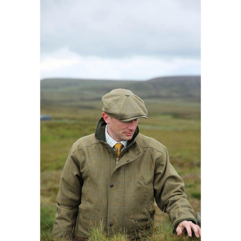 William Powell Bakerboy Tweed Cap - Glenesk - William Powell