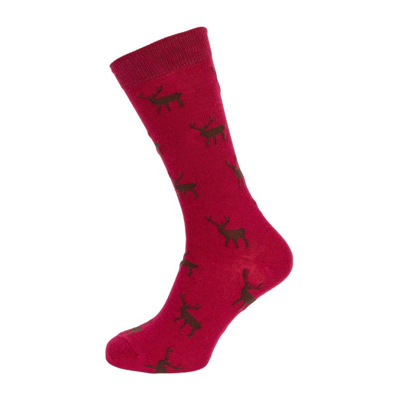 William Powell Cotton Country Socks - Stag - William Powell