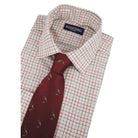 William Powell Cotton Tattersall Shooting Shirt - Blue Check - William Powell