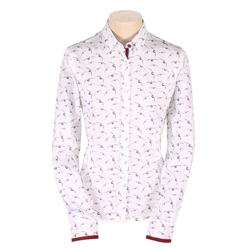William Powell Ladies Flying Grouse Shirt - White - William Powell