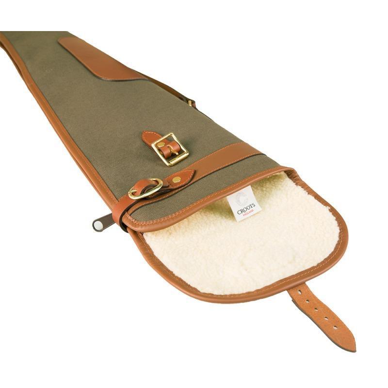 William Powell Pegasus Canvas & Leather Gunslip - Single with Zip & Flap - William Powell