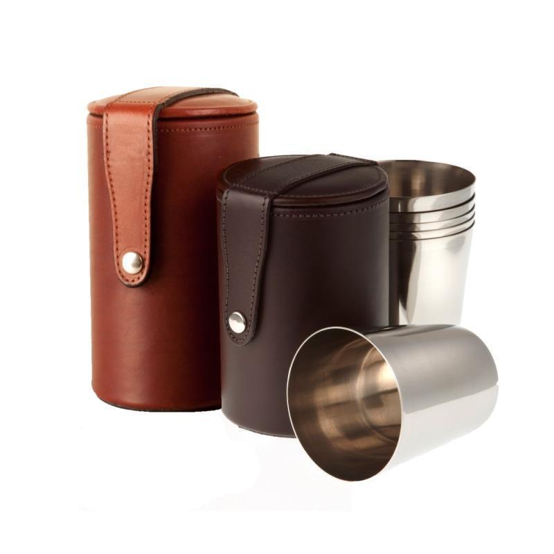 William Powell Premier Leather Beaker Set - William Powell